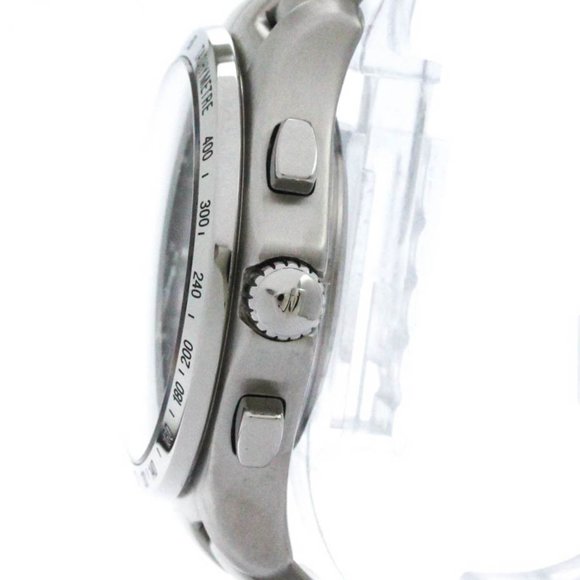 Polished TAG HEUER Link Chronograph Steel Automatic Mens Watch CJF2115 BF573273 - Picture 4 of 8